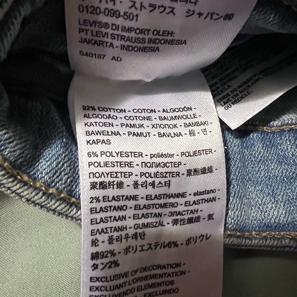 Levi’s 711 skinny jeans - Picture 6 of 7